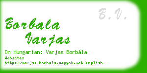 borbala varjas business card